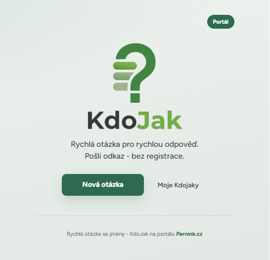 Úvodní stránka KdoJak